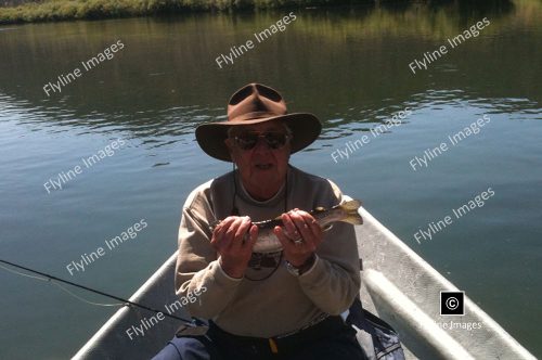 Fly fishing on the San Juan River, just below Navajo Dam in New Mexico, Roy Lein